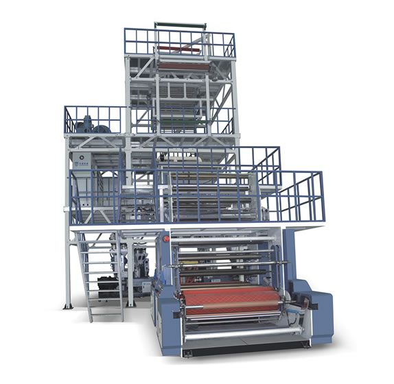 三層共擠薄膜吹膜機